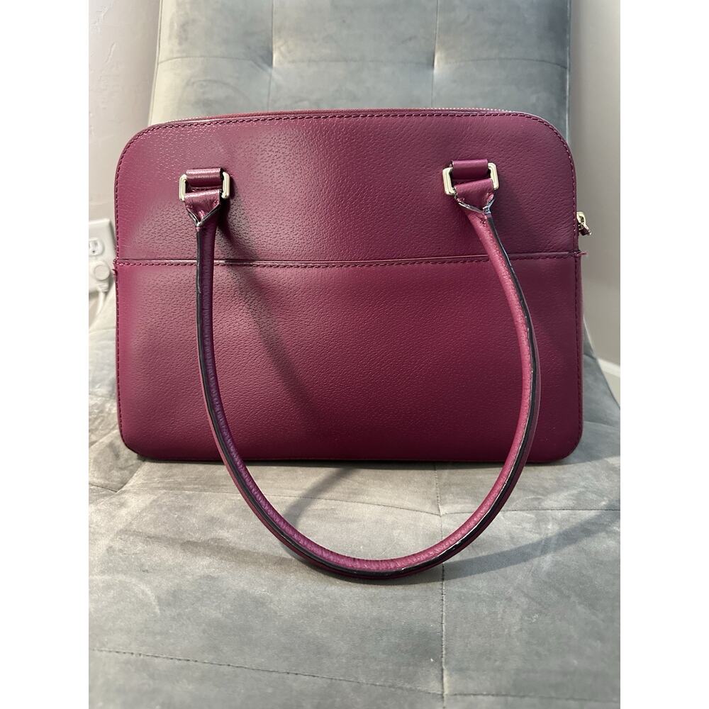 GUC Kate Spade Grove Street Wine Burgundy Handbag Shoulderbag - Picture 2 of 8